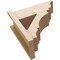Ekena Millwork 7 1/2-in W x 18-in D x 18-in H Balboa Trad Rough Cedar Woodgrain TimberThane Outlooker, Primed Tan OUTUR075X18X18BOA04RCPR - alternate 6